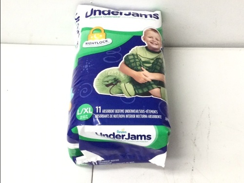 Pampers UnderJams Bedtime Underwear Boys, Size L/XL, 11 ct,APPEARS NEW - Lot 83