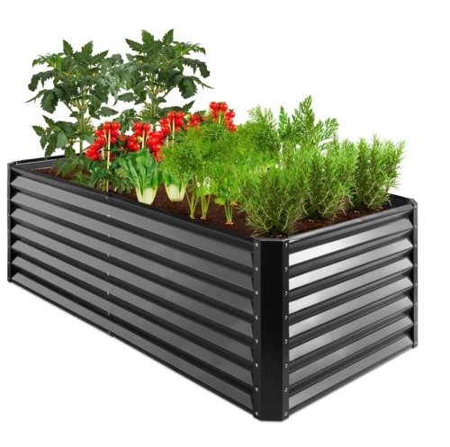 Outdoor Metal Raised Garden Bed for Vegetables, Flowers, Herbs - 6x3x2ft,E-COMMERCE RETURN - Lot 47