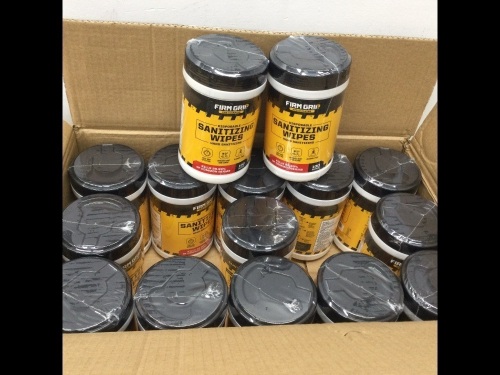 FIRM GRIP PRO CLEANING 15 PACK 100 COUNT CANISTER,NEW - Lot 126