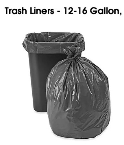 CANLINERS TRASH BAGS 12-16 GALLONS, E-COMMERCE RETURN - Lot 146