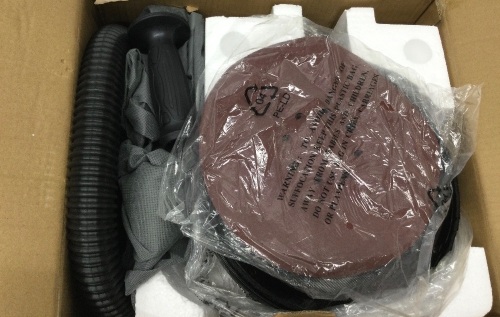 WEN 6362 10-Amp Variable Speed Handheld Drywall Sander with Sandpaper, Dust Hose and Collection Bag,E-COMMERCE RETURN - Lot 361