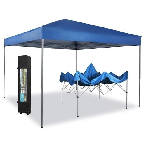 PHI VILLA 10' x 10' Instant Pop Up Canopy with Bag, Blue - Appears New - Lot 294