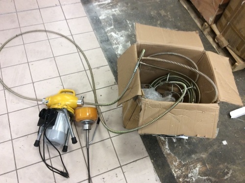 Vevor Sectional Drain Cleaning Machine - For Parts/Repair - Lot 377