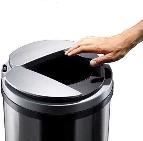 ZitA Motion Sensor 13 Gallon Stainless Steel Trash Can - Appears New  - Lot 515