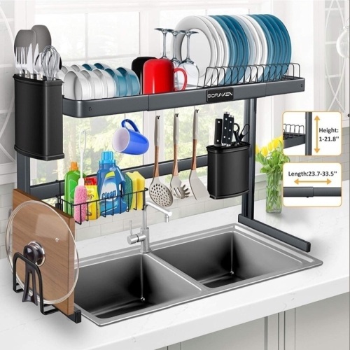Soraken Over the Sink Dish Drying Rack - Appears New - Lot 555