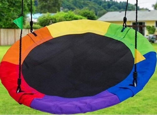 40" Round Canvas Nest Swing - Appears New - Lot 564