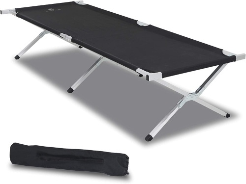 ALPHA CAMP Aluminum Oversized Camping Cot, 500 lb Capacity - Appears New   - Lot 574