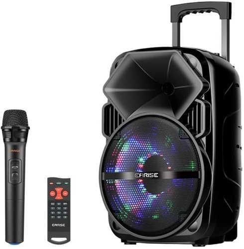 EARISE V30 Portable 16" Bluetooth PA Speaker System with Wireless Microphone - E-Comm Return, Appears New, Tested/Works  - Lot 595