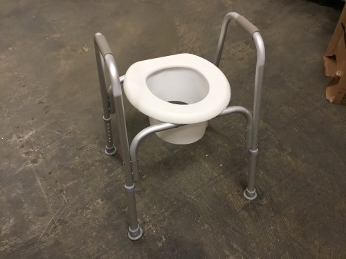 PCP Raised Toilet Seat and Safety Frame - Appears New - Lot 630