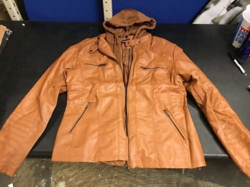 Lot of (5) Newbestyle Faux Leather Jackets, XXL - Appear New - Lot 809