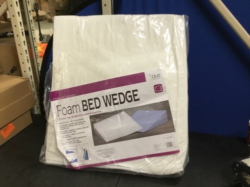DMI Wedge Pillow with Removable Cover, 24" x 24" x 12" - Appears New - Lot 829