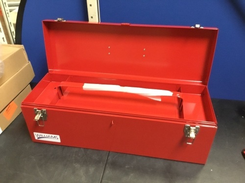 Williams TB-6124A Flat Top Toolbox, 26-Inch - Appears New  - Lot 830