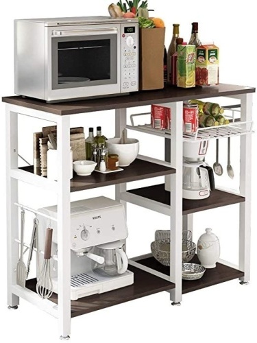 Soges 3-Tier Kitchen Baker's Rack Utility Microwave Storage Cart - Appears New   - Lot 853
