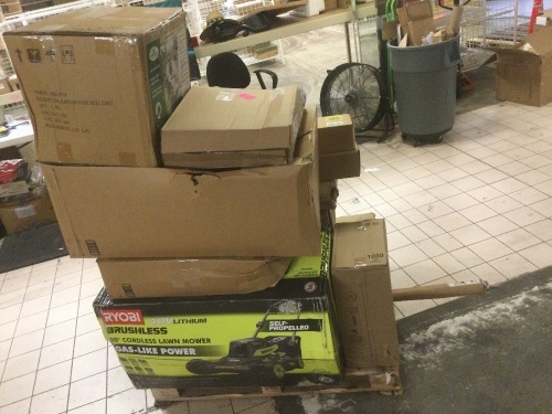 Salvage Pallet. Items WILL Be Broken or Incomplete. - Lot 282