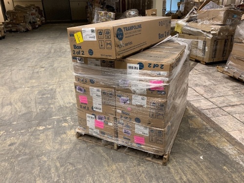 Pallet of Trampolines - Boxes 2 of 2 ONLY  - Lot 434