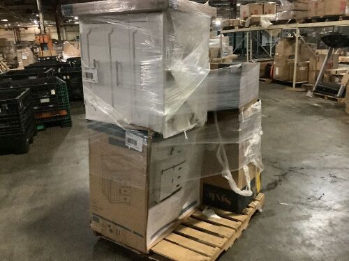 Lot of (3) Bathroom Vanities, Cabinet & Mirror - Uninspected, Straight Off a Truck