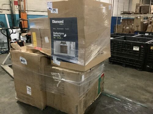 Lot of (4) Bathroom Vanities & Cabinet - Uninspected, Straight Off a Truck