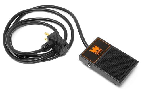 Lot of (2) WEN WA0392 120V 15-Amp Momentary Power Foot Pedal Switch for Woodworking 