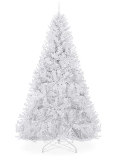 6' Premium Artificial Pine Christmas Tree w/ 1,000 Tips, Foldable Metal Base