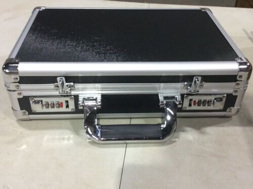 Bory Aluminum Locking Hard Case Briefcase 