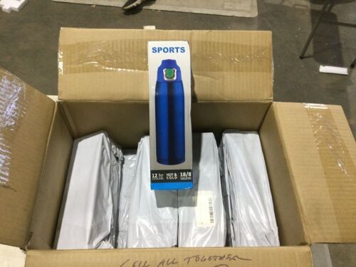 Lot of (9) Sports 12Hr Cooling Water Bottles 