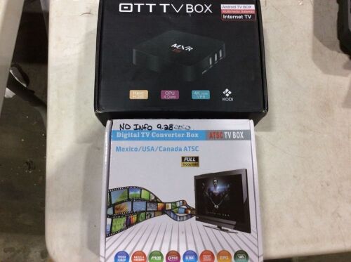 Lot of (2) TV Boxes