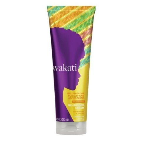 Case of (6) Wakati Oil-Infused Hair Cream, 8.45 Ounce, Deep Conditioner Curl Cream