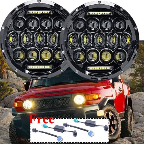 7" Round LED Headlights for Toyota FJ Cruiser 2007-2014
