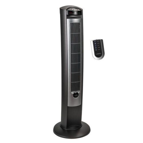 Lasko 42" Wind Curve Oscillating Tower Fan with Nighttime Setting and Remote