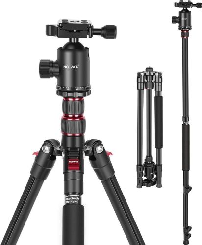 Neewer Compact Aluminum 77" DSLR Camera Tripod 