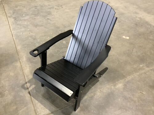 Black Adirondack Chair