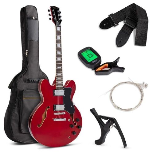 All-Inclusive Semi-Hollow Body Electric Guitar Set