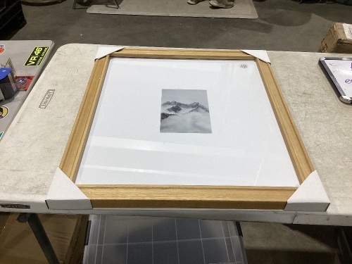 17" x 19" Frame Matted to 5" x 7"