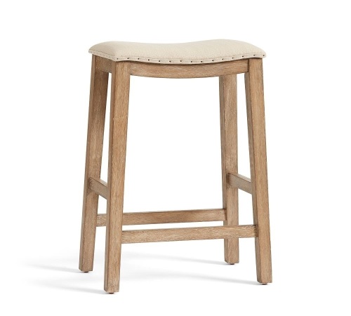Pottery Barn , Barstool, Weathered Grey, Like New, Retail - $139 - Lot 38