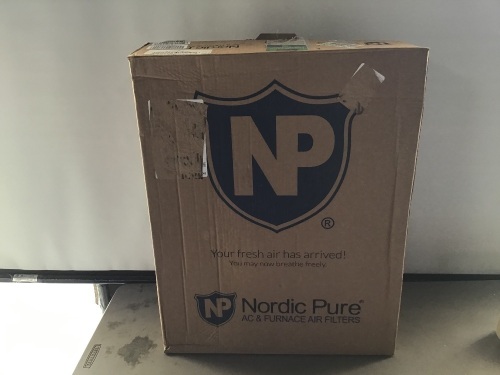 Nordic Pure, AC/Furnance Air Filters, 20x25x5, New , Retail - $52.63 - Lot 51