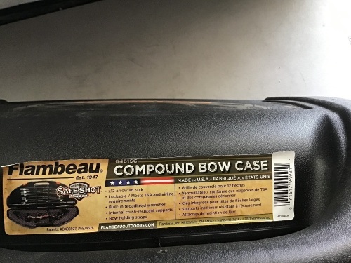 Flambeau, Compound Bow Case, Black, Like New, Retail - $71.99 - Lot 64