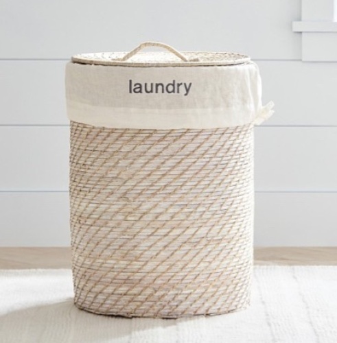 Pottery Barn, Kids Quinn Hamper, White, Like New, Retail - $129 - Lot 91