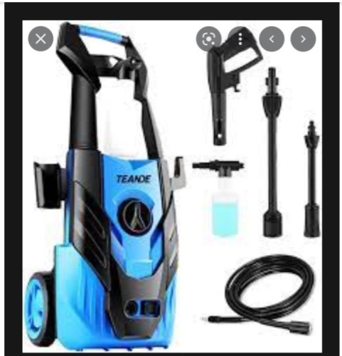 Tenade, Electric Pressure Washer, Portable, Like New, Retail - $130 - Lot 112