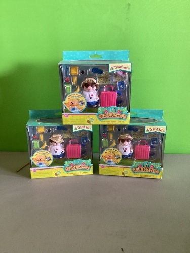 Travelset, Lil Woodzeez Toys, LOT of 3, New, Retail 9.99 Each - Lot 143