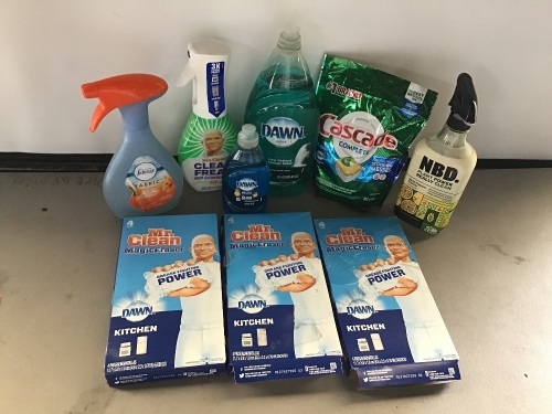 Miscellaneous Cleaning Items, LOT of 9, New  - Lot 171