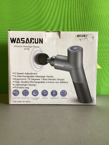 Wasagun, Massage Gun, 520B, Like New, Retail - $49.99 - Lot 175
