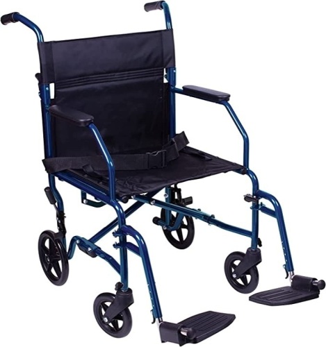 Medline, Lightweight Steel, Transport Chair, New, Retail - $219.45 - Lot 177