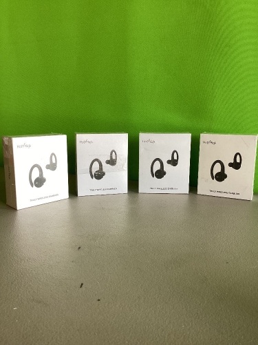 Holy High, Wireless Earbuds, Black, LOT of 4, New, Retail - $112 - Lot 178
