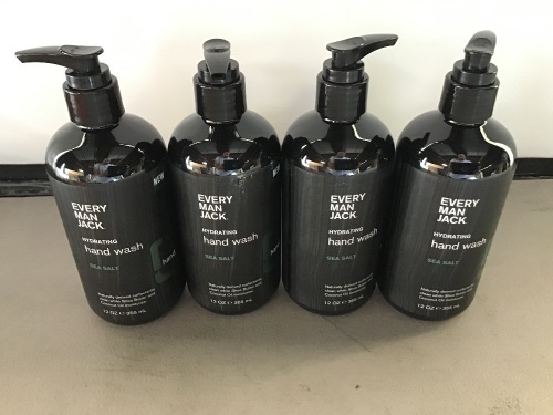 Every Man Jack, Hydrating Hand Wash, LOT of 4, New, Retail - $12 Each - Lot 185