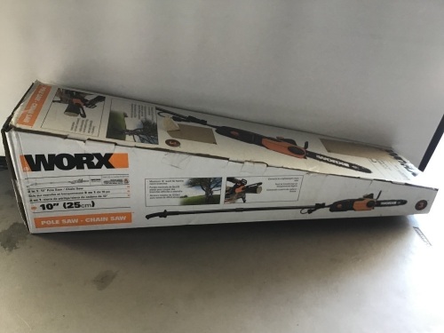 Worx, Pole Saw, 10", WG309, Like New, Retail - $100 - Lot 192