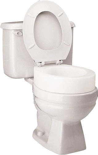 Carex, Elongated Toilet Seat Elevator, Like New, Retail - $37.58 - Lot 199