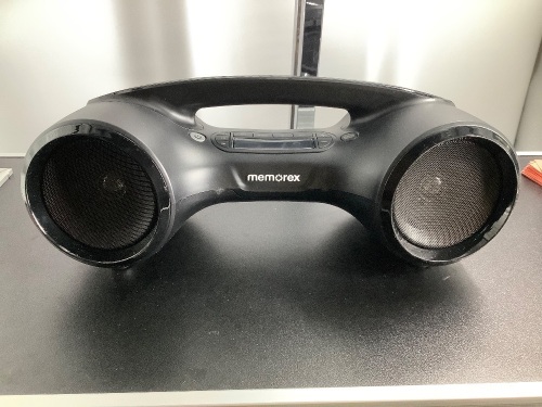 Memorex Bluetooth Boombox, Powers On, Appears New - Lot 103