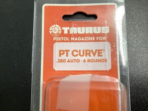 Tauras Pistol Magazine for PT Curve .380 Auto - 6 Rounds, Ecommerce Return - Lot 107