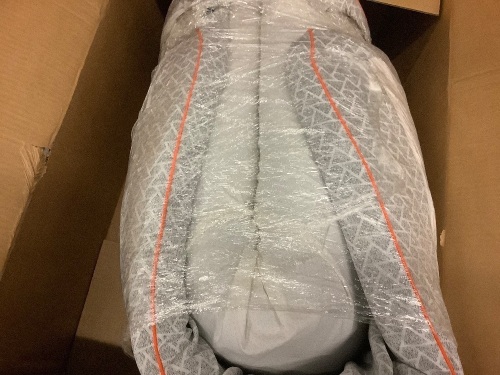 Large Foam Mattress Topper, Size Unknown, Smells Smoky, Ecommerce Return - Lot 223