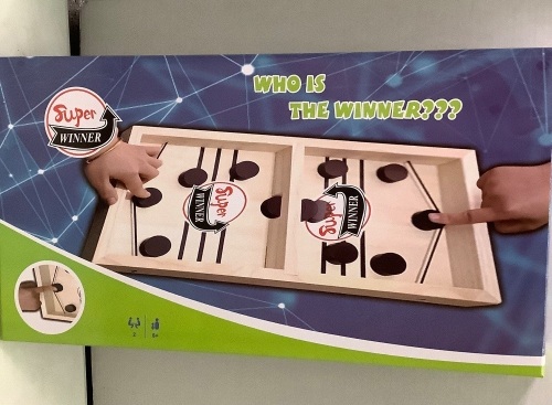 Lot of (5) Super Winner Sling Puck Game, Appears New - Lot 226